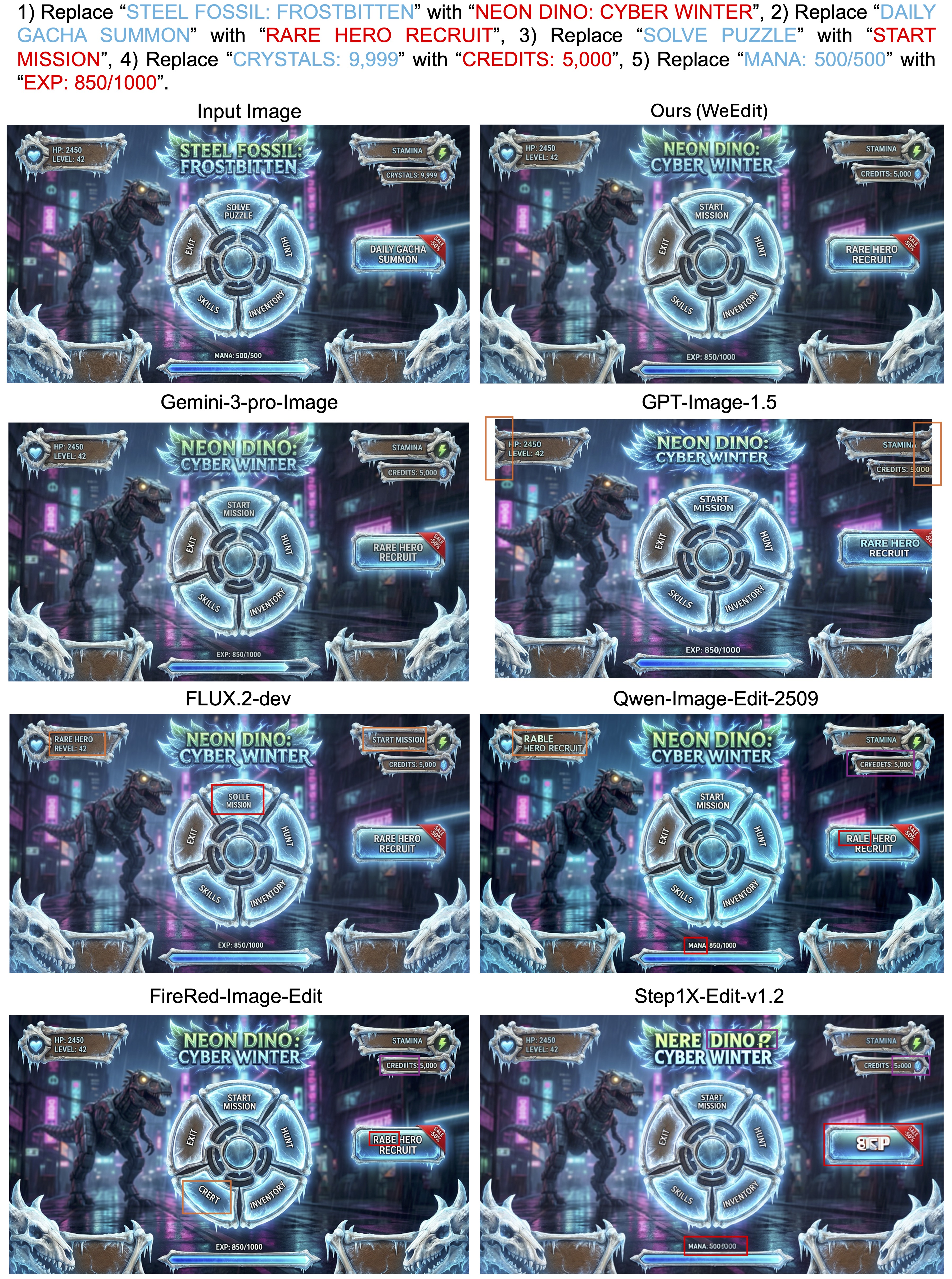 Replace operation results